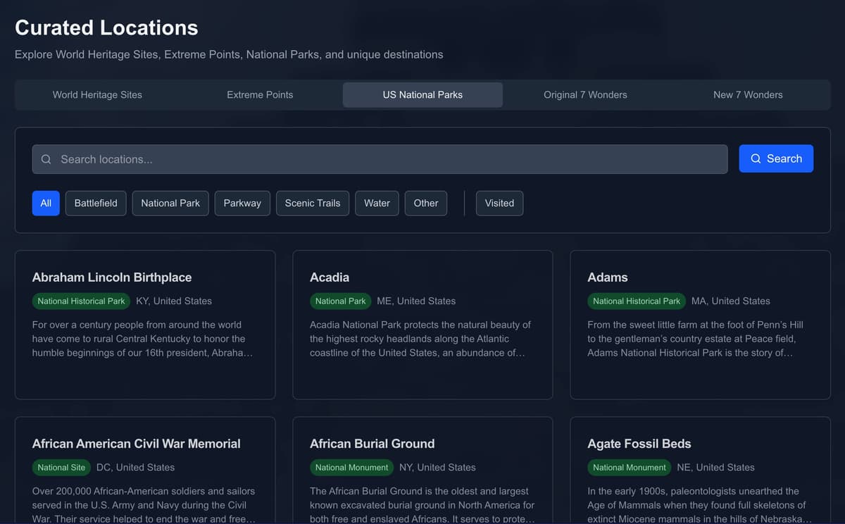 TravelTracker - A Travel Journal That Doesn't Track You Back